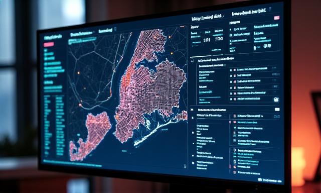 AI-powered route optimization dashboard for NYC supply chain logistics